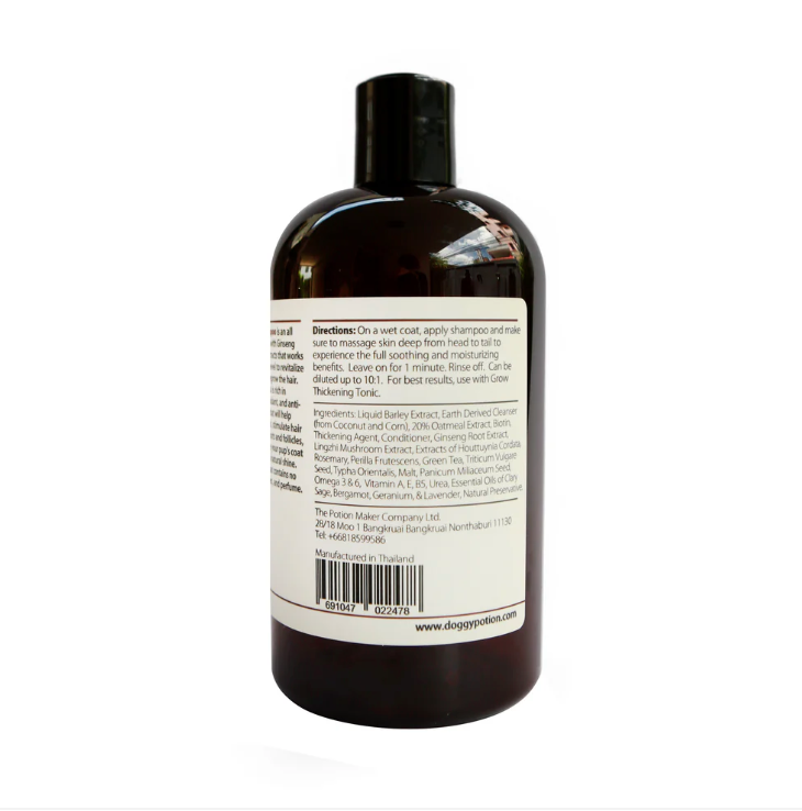DOGGY POTION GROW 天然寵物沐浴露 (人蔘及靈芝配方) 500ml