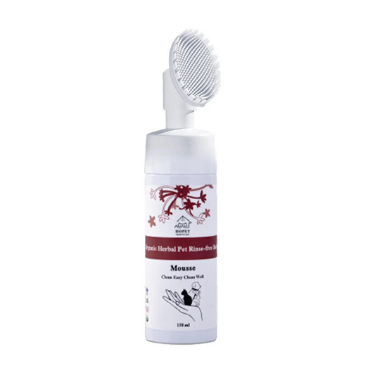 HOPET 有機植萃 寵物乾洗泡沫  150ml