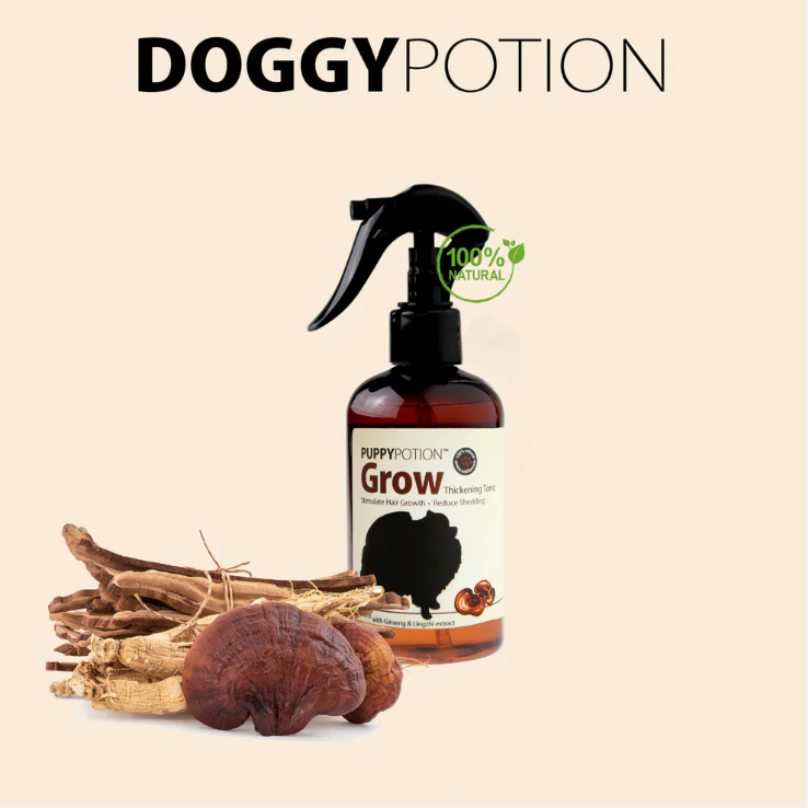 DOGGY POTION GROW 毛髮滋養精華噴霧 (人蔘及靈芝配方) 250ml
