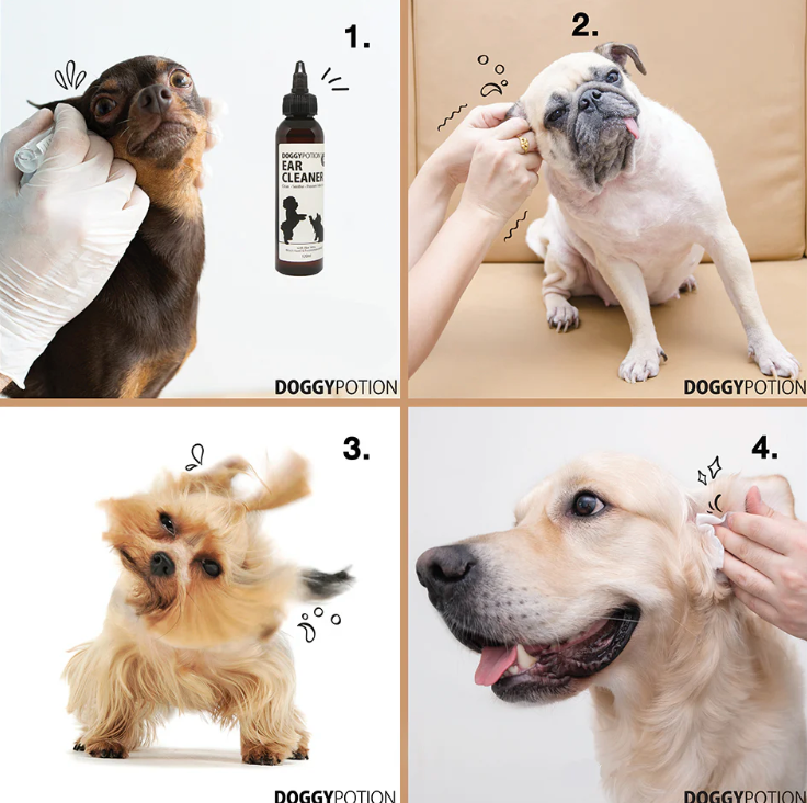 DOGGY POTION 寵物天然洗耳滴劑 (蘆薈配方) 120ml