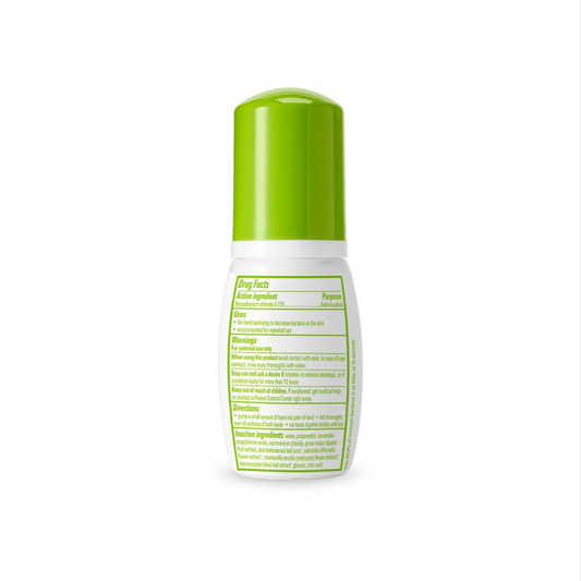 BabyGanics 無酒精消毒搓手泡沫 - 無香味 50ml 輕便裝