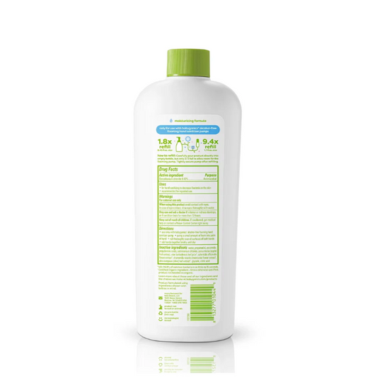 BabyGanics 無酒精消毒搓手泡沫 - 無香味 473ml 補充裝