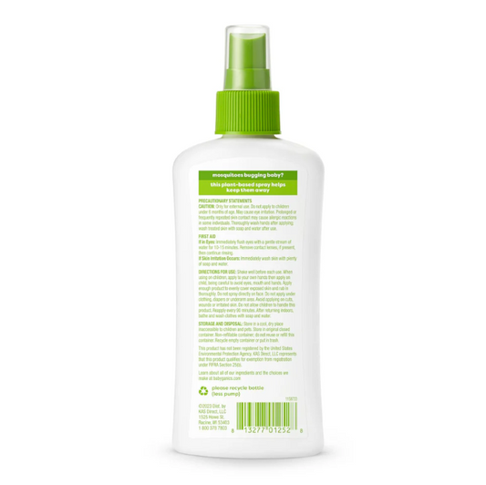 BabyGanics 天然幼兒驅蚊噴霧 DEET-Free 6oz